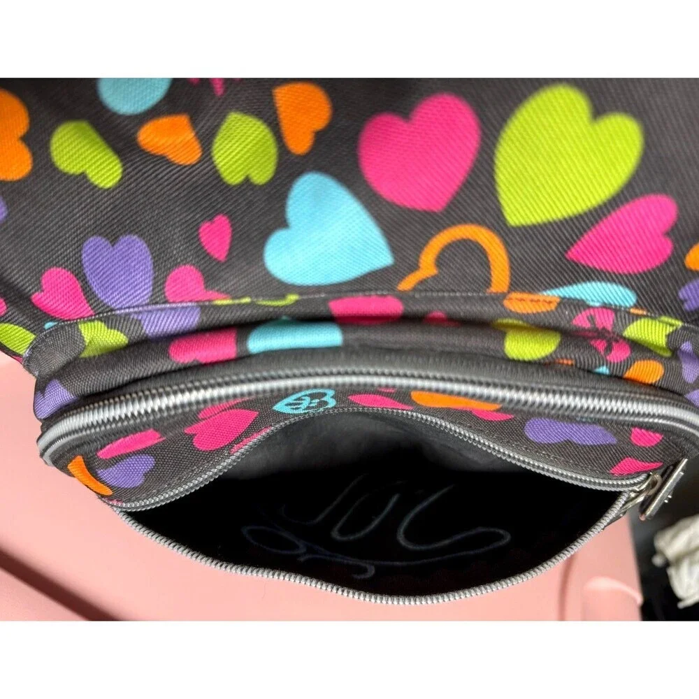 TOTTO Backpack Heart Pattern School Junior Bag